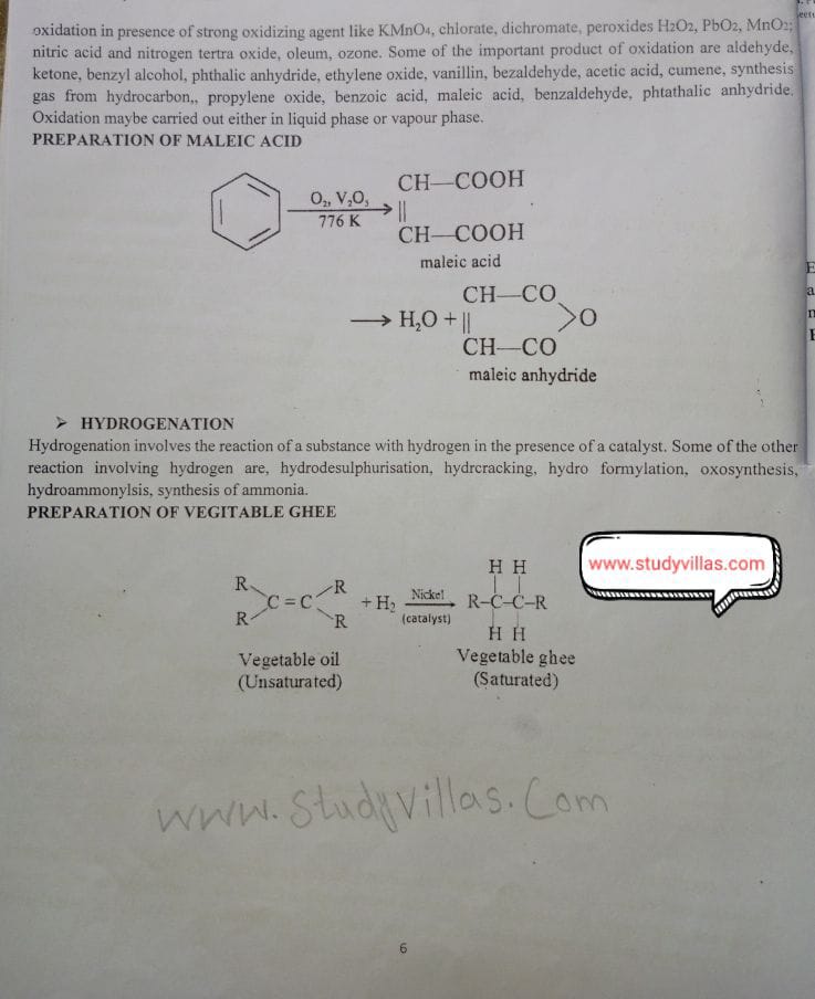 UNIT PROCESS industrial chemistry topic